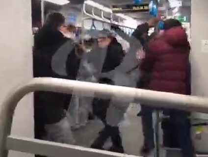Ещё одна межнациональная драка в метро