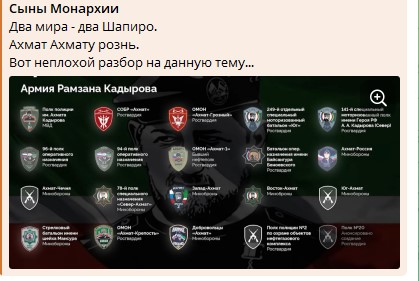 RV: В Сети объяснили разницу между «Ахматами»